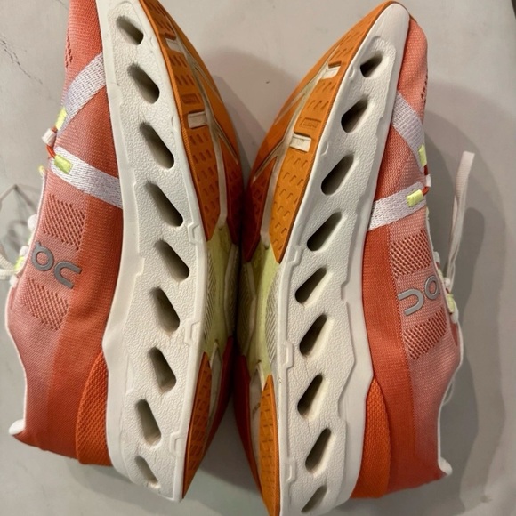 On CloudEclipse Flame Ivory Women’s Running shoes Size 8 - Picture 8 of 11